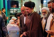 حجت الاسلام سیدحسن خمینی رای خود را ثبت کرد