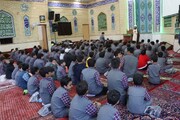 بچه های کانون اصحاب المسجد اراک میزبان دانش آموزان مدرسه کاظم میثمی