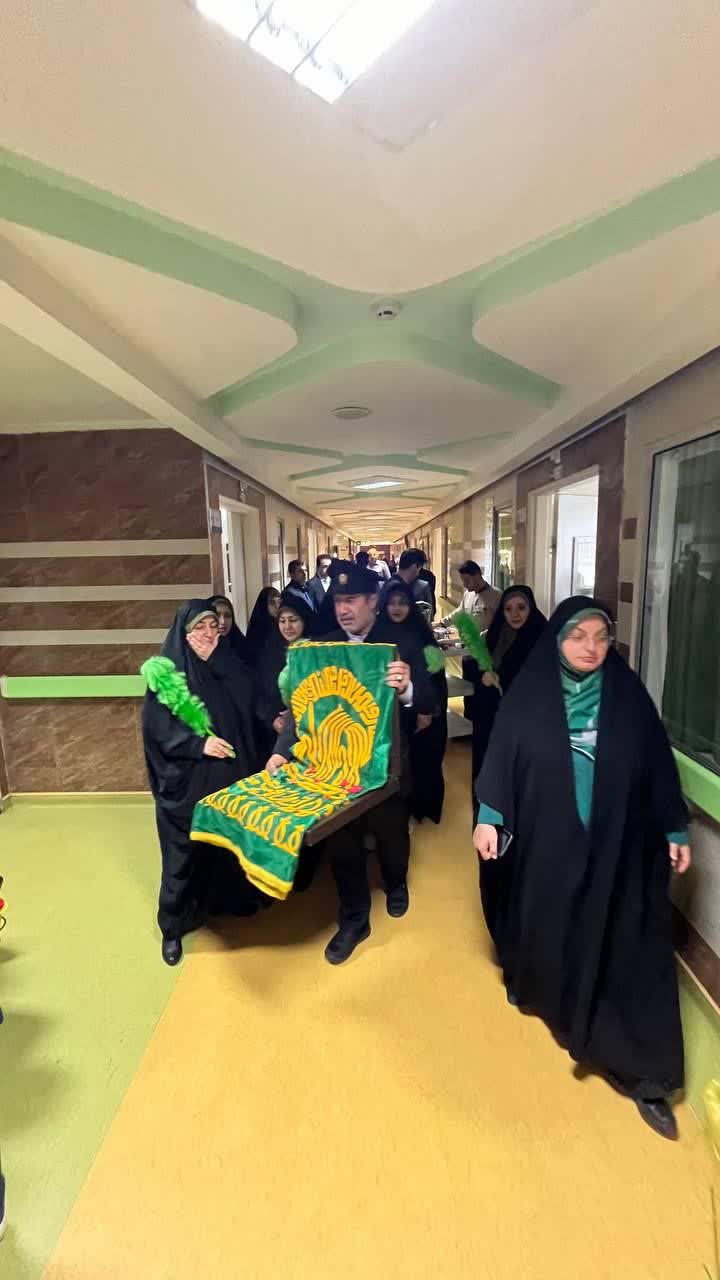 حضور کاروان خدام رضوی در بیمارستان رسول اکرم (ص) و ۱۷ شهریور رشت