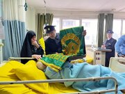 حضور کاروان خدام رضوی در بیمارستان رسول اکرم (ص)  و ۱۷ شهریور رشت