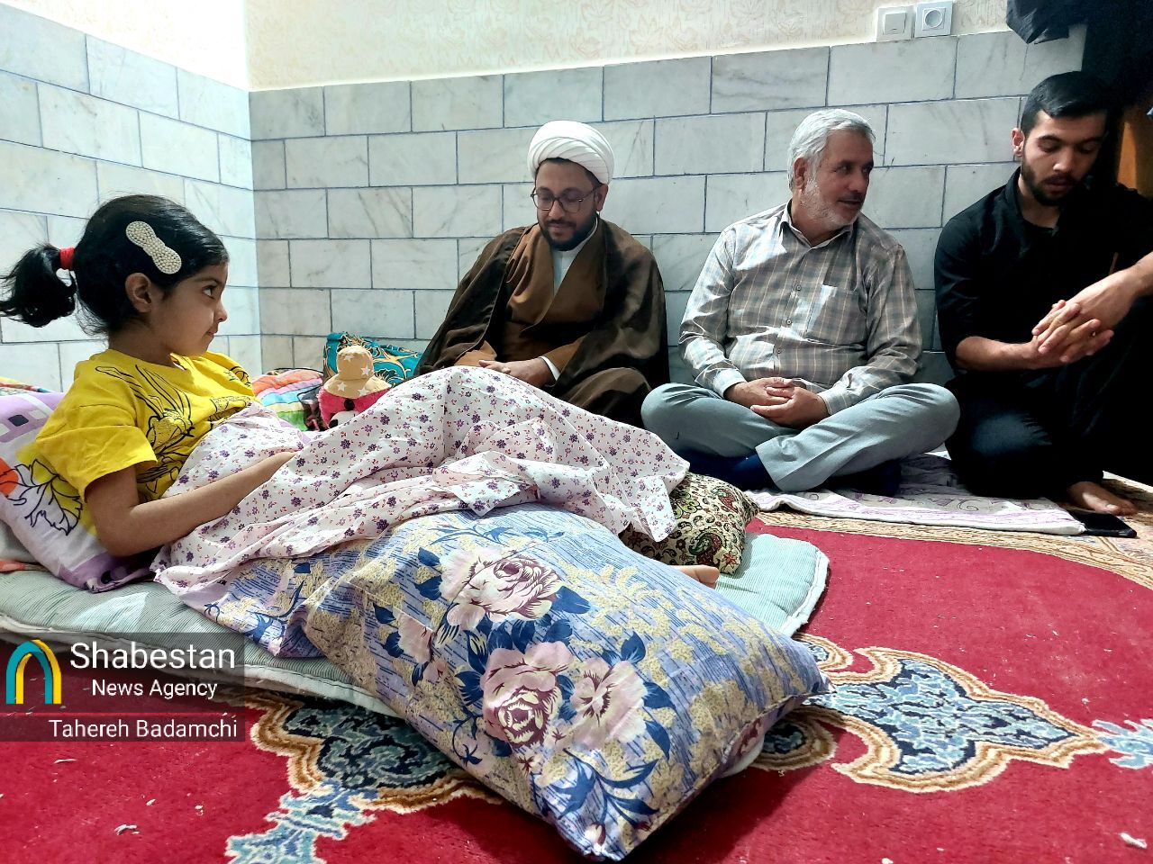 روز متفاوت دختر برای رقیهی جانباز حادثه تروریستی کرمان