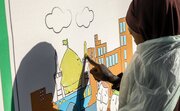کارگاه نقاشی کودکان جهان اسلام در حرم مطهر رضوی(ع)