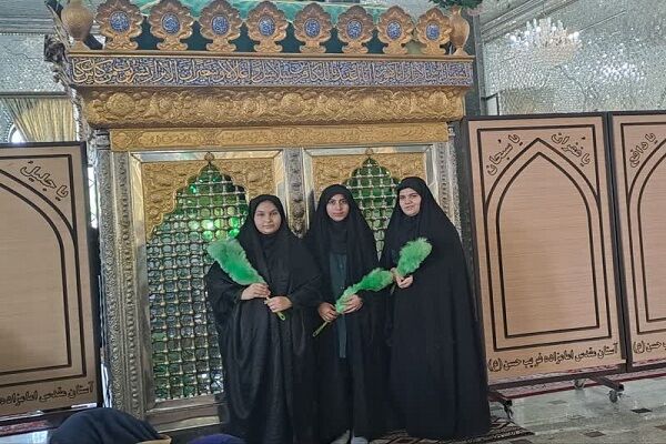 دخترانی که خادم افتخاری امامزاده «غریب حسن» ارومیه شدند