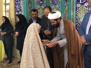 برگزاری جشن تکلیف ۱۲ دختر نومکلف در مسجد ثارالله زنجان
