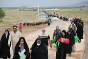 هزار و ۵۰۰ زائر پیاده البرزی در مسیر مشهدالرضا