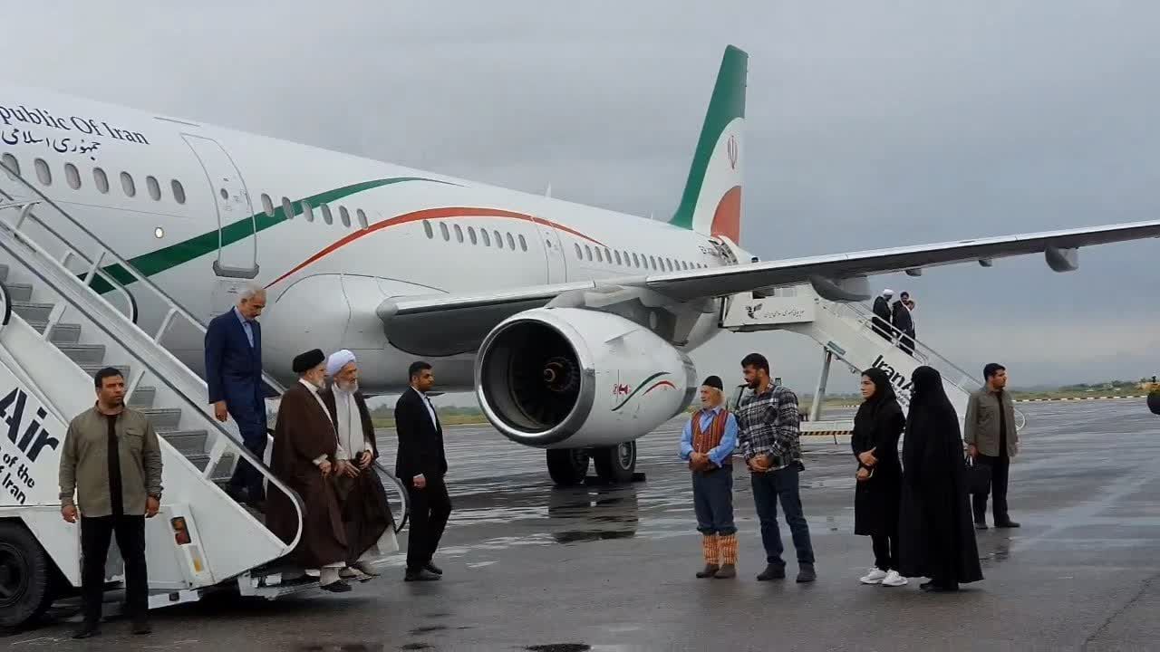 رییس جمهور وارد مازندران شد
