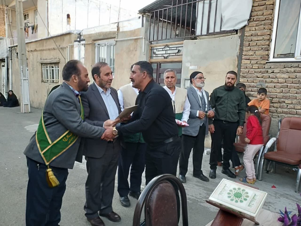 برگزاری مراسم جشن بزرگ ولادت امام رضا(ع) به همت جوانان مسجدی در سنقر