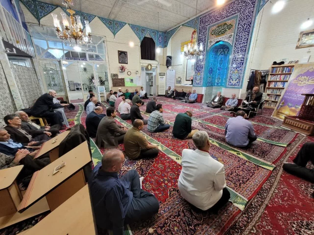 برگزاری کرسی تلاوت رضوی در مسجد اشجاری کرمانشاه