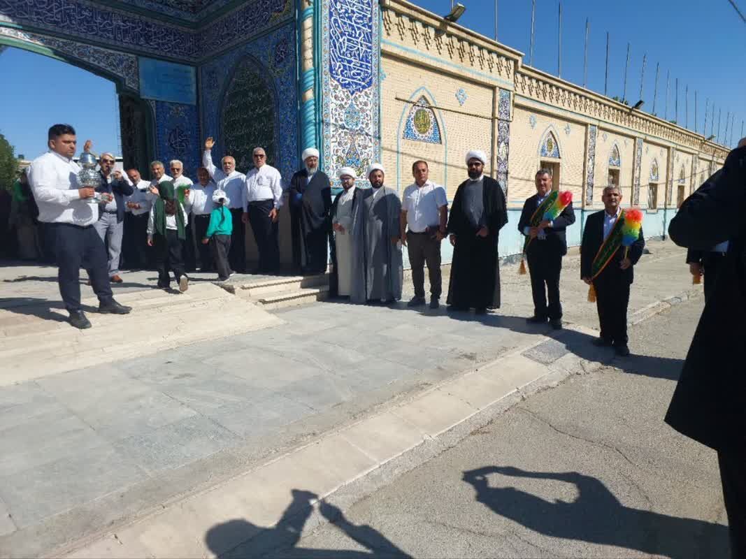 آیین غباررویی و عطرافشانی ضریح مطهر حضرت بیبیسکینه سلام الله علیها انجام شد