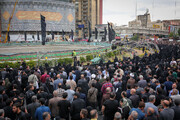 اجتماع مردم تهران در سوگ شهدای خدمت از قاب دوربین شبستان