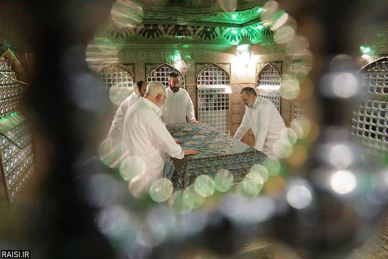 برای هشتمین رئیس جمهوری ایران که شهید خدمت شد