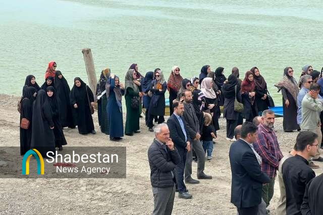 مراسم یادبود شهید آیت الله رئیسی در اسکله بندرترکمن