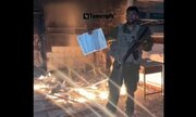 سوزاندن یک نسخه قرآن کریم و مسجد در نوار غزه توسط سرباز اسرائیلی+ فیلم