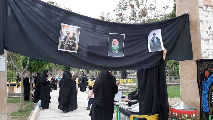 یادبود رئیس جمهور شهید در پارک محله مسجد صاحب الزمان(عج)