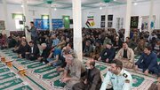 مراسم گرامیداشت شهید جمهور در مسجد روستای گاوشله