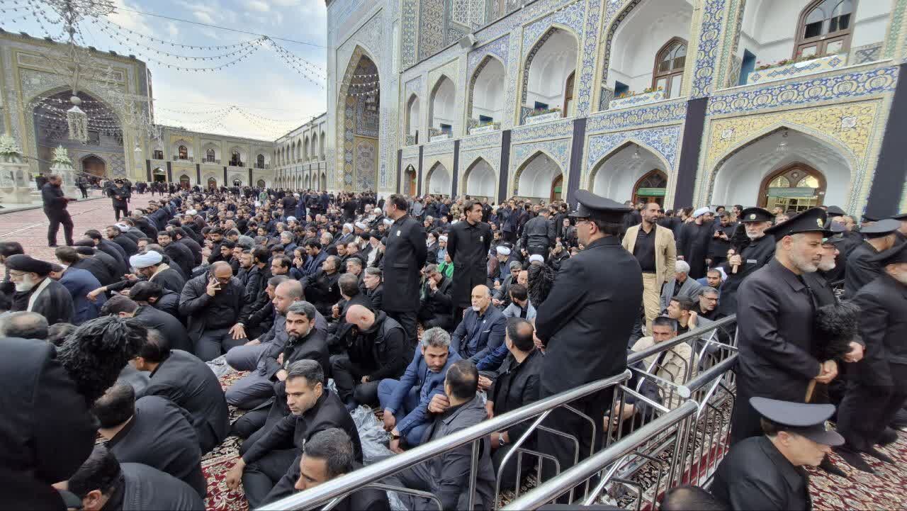 شمیم شهادت در شهر بهشت/ عزیز جمهور در آستان شاه خراسان