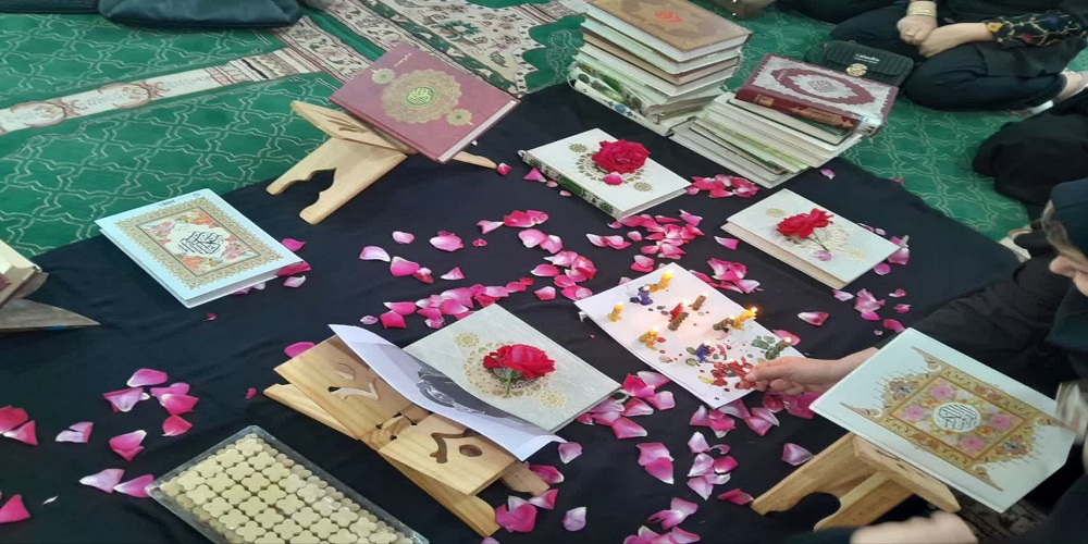 از ختم قرآن تا پخت حلوای نذری توسط بانوان مسجدی برای «شهدای خدمت»
