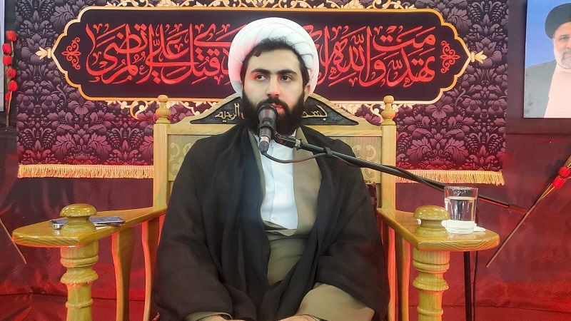 مراسم یادبود شهید آیت الله رئیسی و همراهانش در مقام سیده خوله در بعبلک