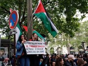 تظاهرات ده‌هزار نفری مردم پاریس در محکومیت حمله صهیونیست‌ها به رفح