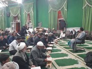 محفل انس با قرآن با یاد شهدای خدمت در شهرستان درمیان برگزار شد