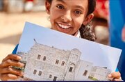 ساختمان‌های تاریخی بمباران شده غزه در نقاشی کودکان فلسطینی