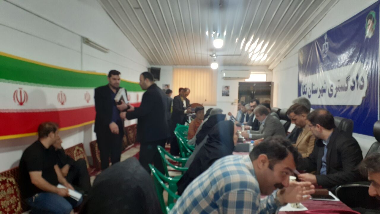 دیدار چهره به چهره رئیس کل دادگستری مازندران با مردم نکا