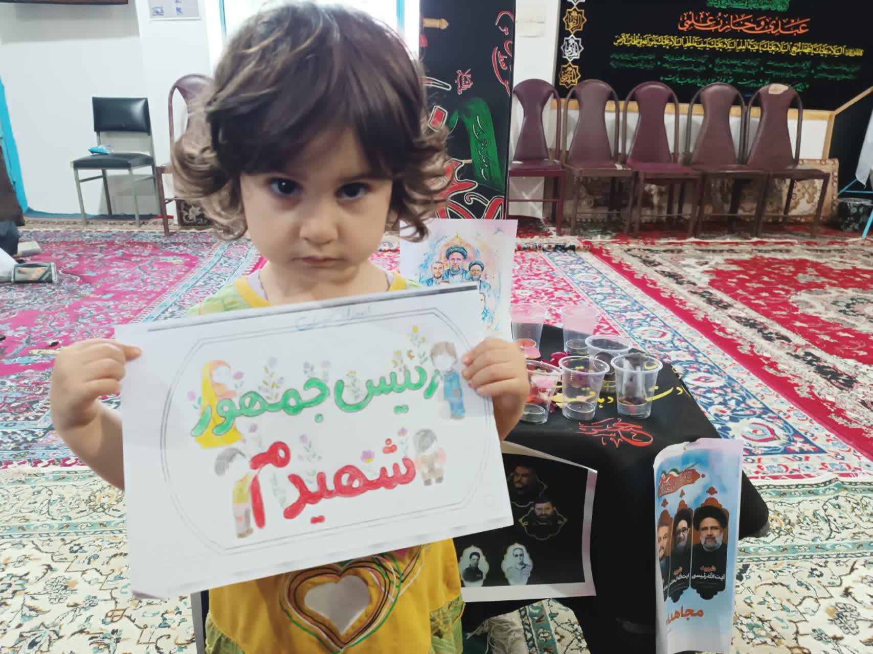 نقاشی کودکان و پویش برایت شمع روشن میکنم در سوگ شهدای خدمت