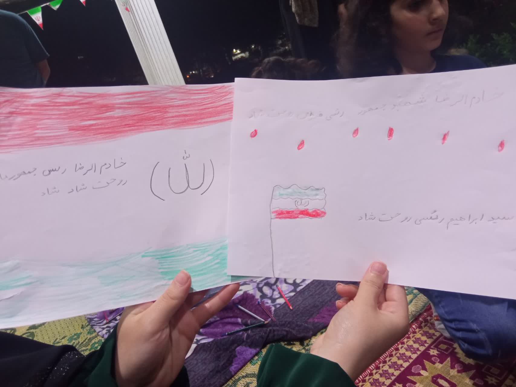 اندوه کودکانه در قاب نقاشی «شهید جمهور»