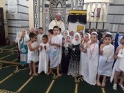 آموزش حج به کودکان در مسجد «العزیزبالله» مصر