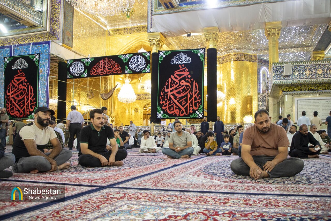 مجالس و موکب‌های عزاداری به مناسبت شهادت امام جواد(ع) در آستان‌های مقدس حسینی و عباسی(ع)