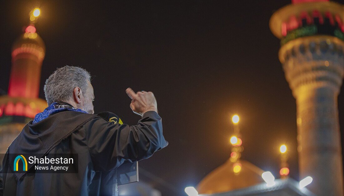 مومنان عزادار در آستان کاظمین(ع) به مناسبت شهادت باب الحوائج امام جواد(ع)