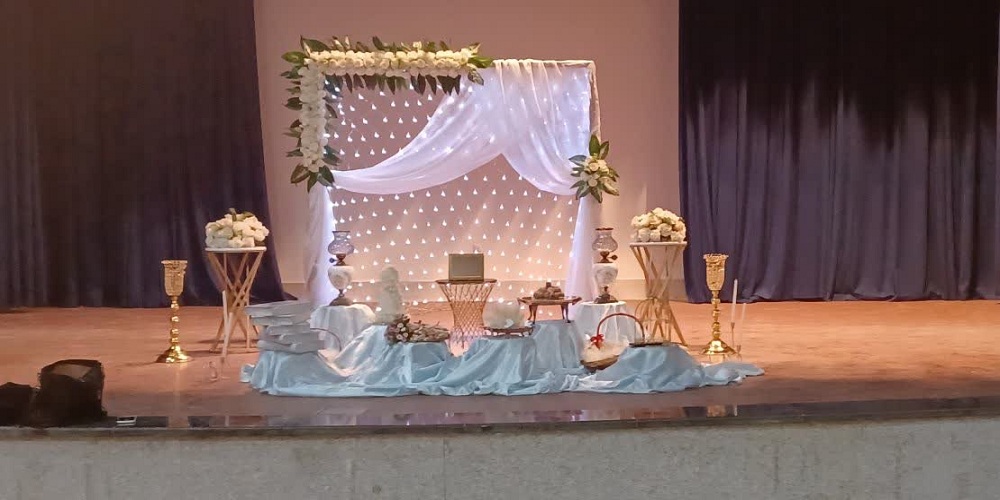 جشن وصال ۵ زوج مسجدی در نقده برگزار شد