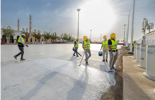 چرا اطراف مسجد «نمره» را سفید رنگ کردند؟