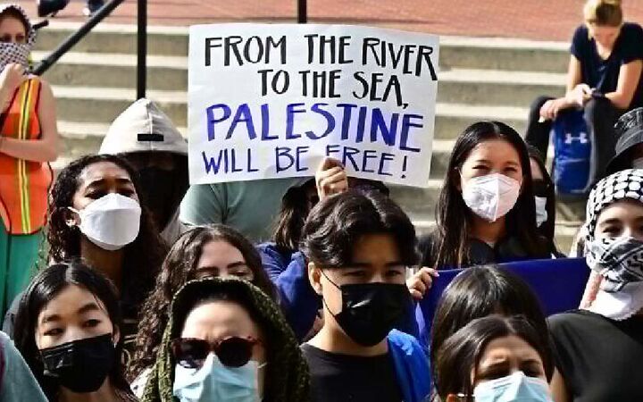 شعارهای حمایت از فلسطین در دانشگاه تگزاس ممنوع شد