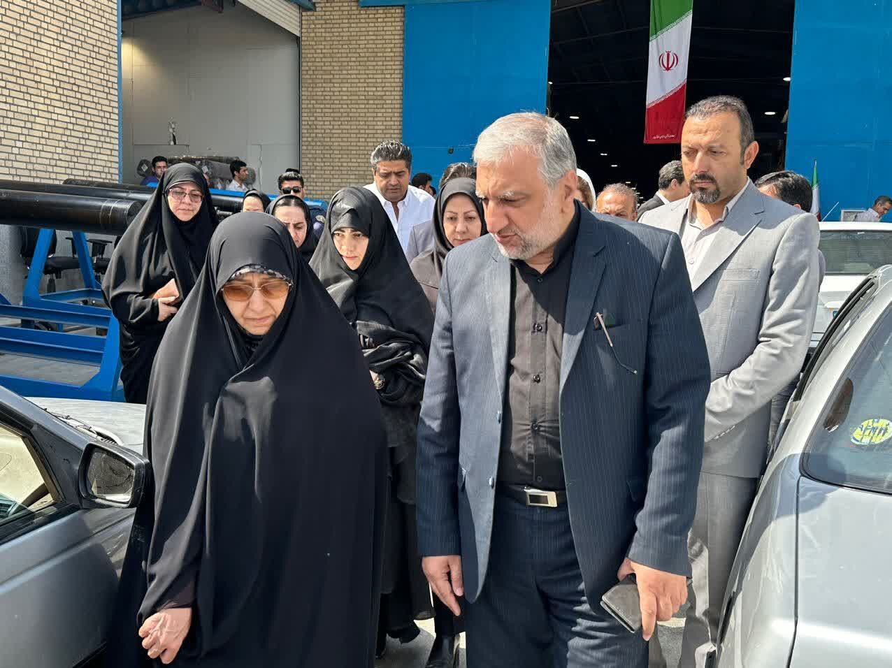 بازدید معاون زنان رییس جمهور از واحدهای تولیدی کارآفرینان زن چنارانی