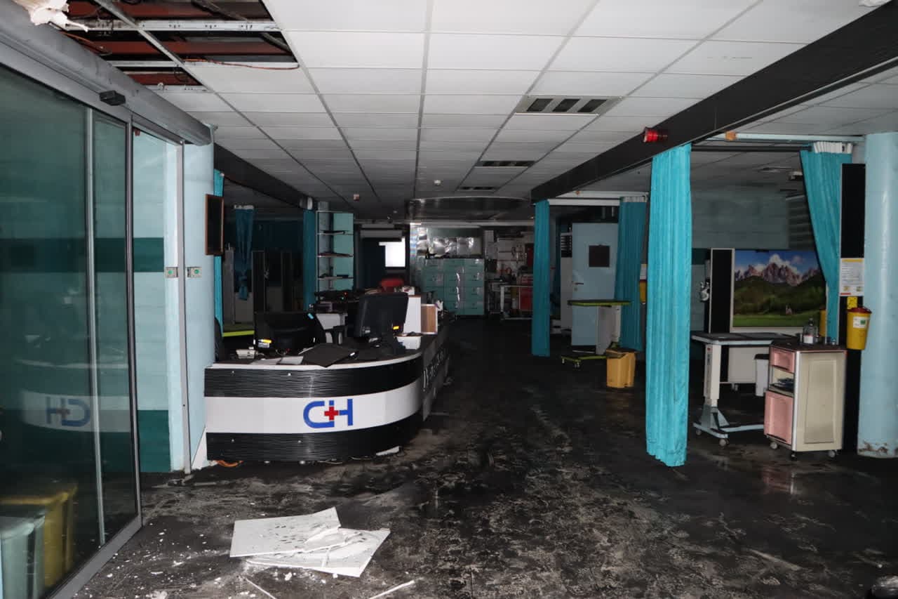 بررسی ابعاد حریق بیمارستان قائم رشت/ مدیر این مرکز درمانی برکنار شد