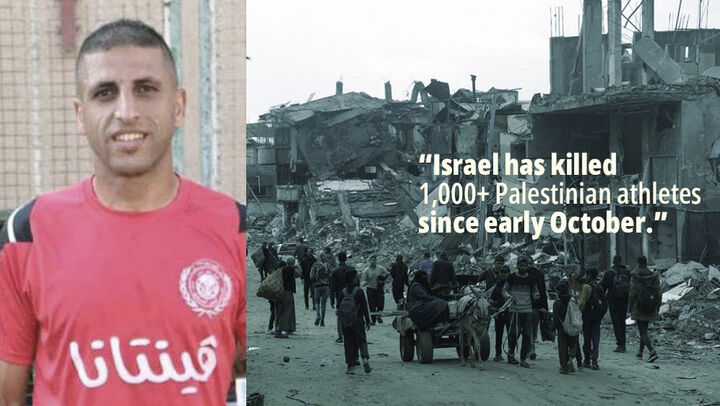شهادت فوتبالیست فلسطینی و خانواده‌اش در بمباران غزه