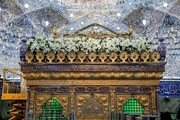 گل آرایی آستان مقدس حضرت عباس(ع) به مناسبت عید غدیر خم