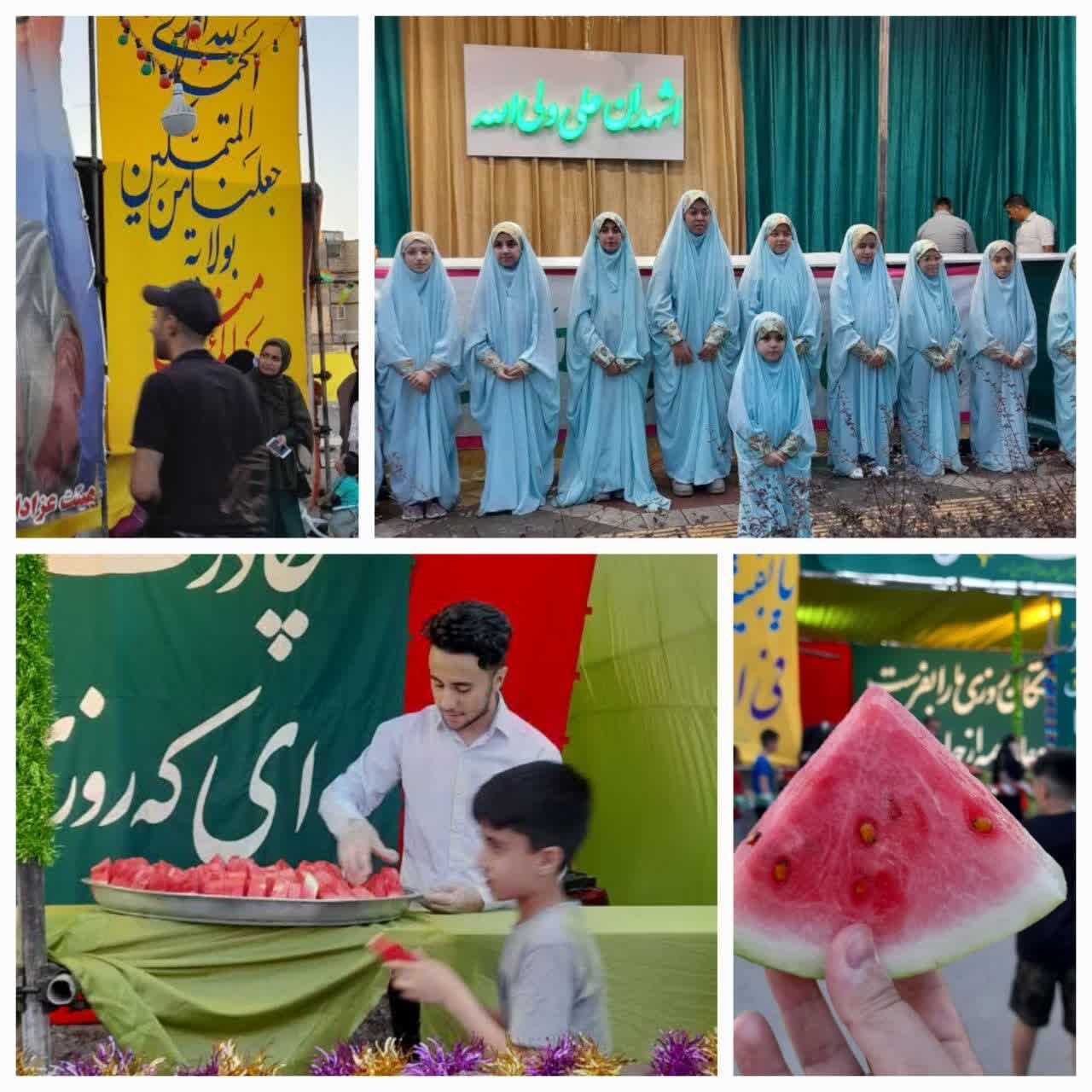 غدیر باشکوه با بچههای مسجدی