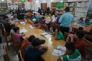 تبلیغ غدیر برای کودکان به سبک بچه های مسجد جامع شهید آباد