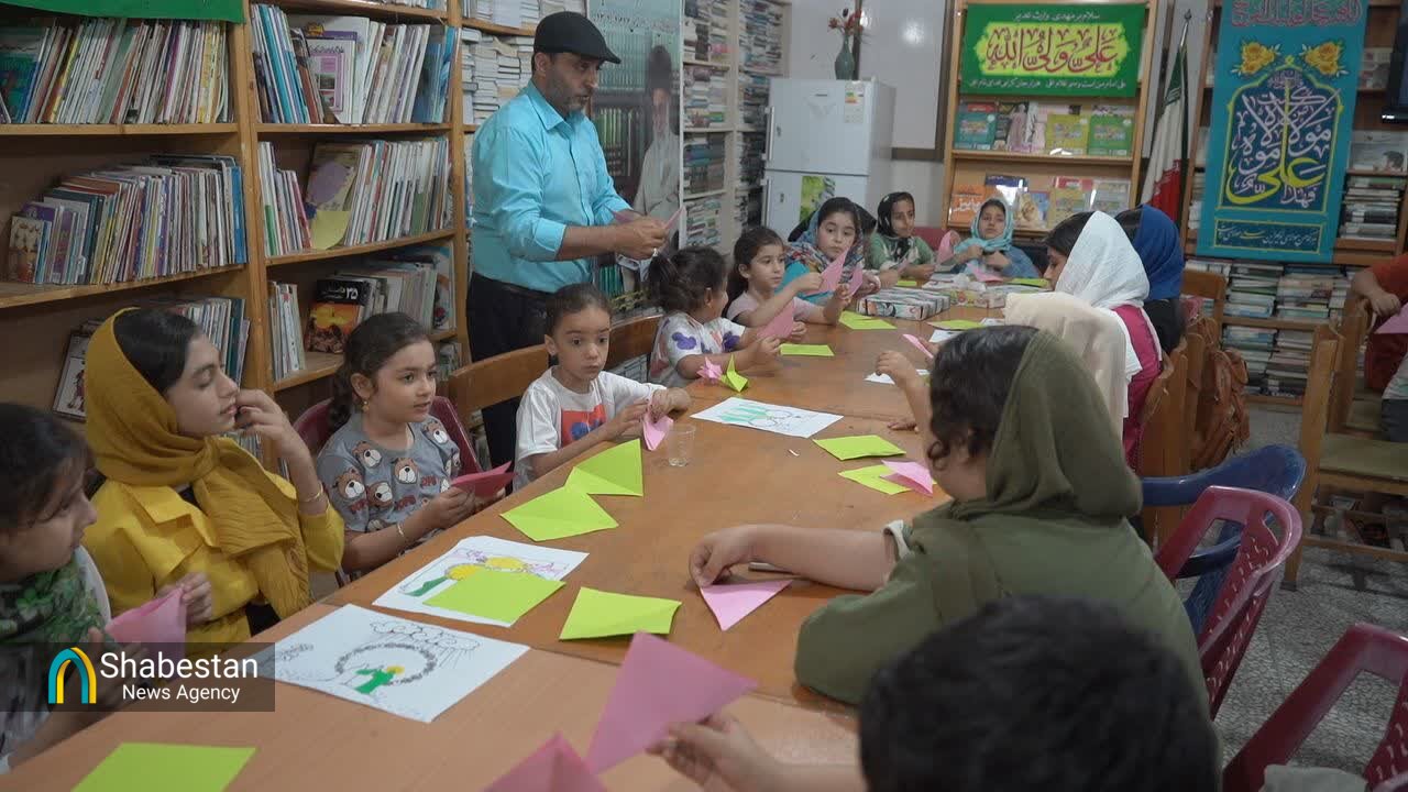 تبلیغ غدیر برای کودکان به سبک بچه های مسجد جامع شهید آباد