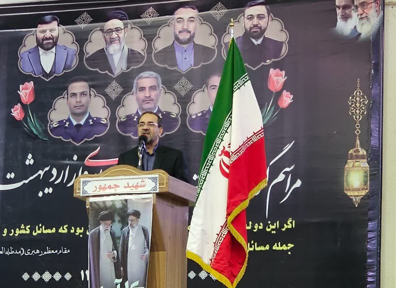 چهل روز گذشت/ نام شهید رییسی در کردستان ماندگار است