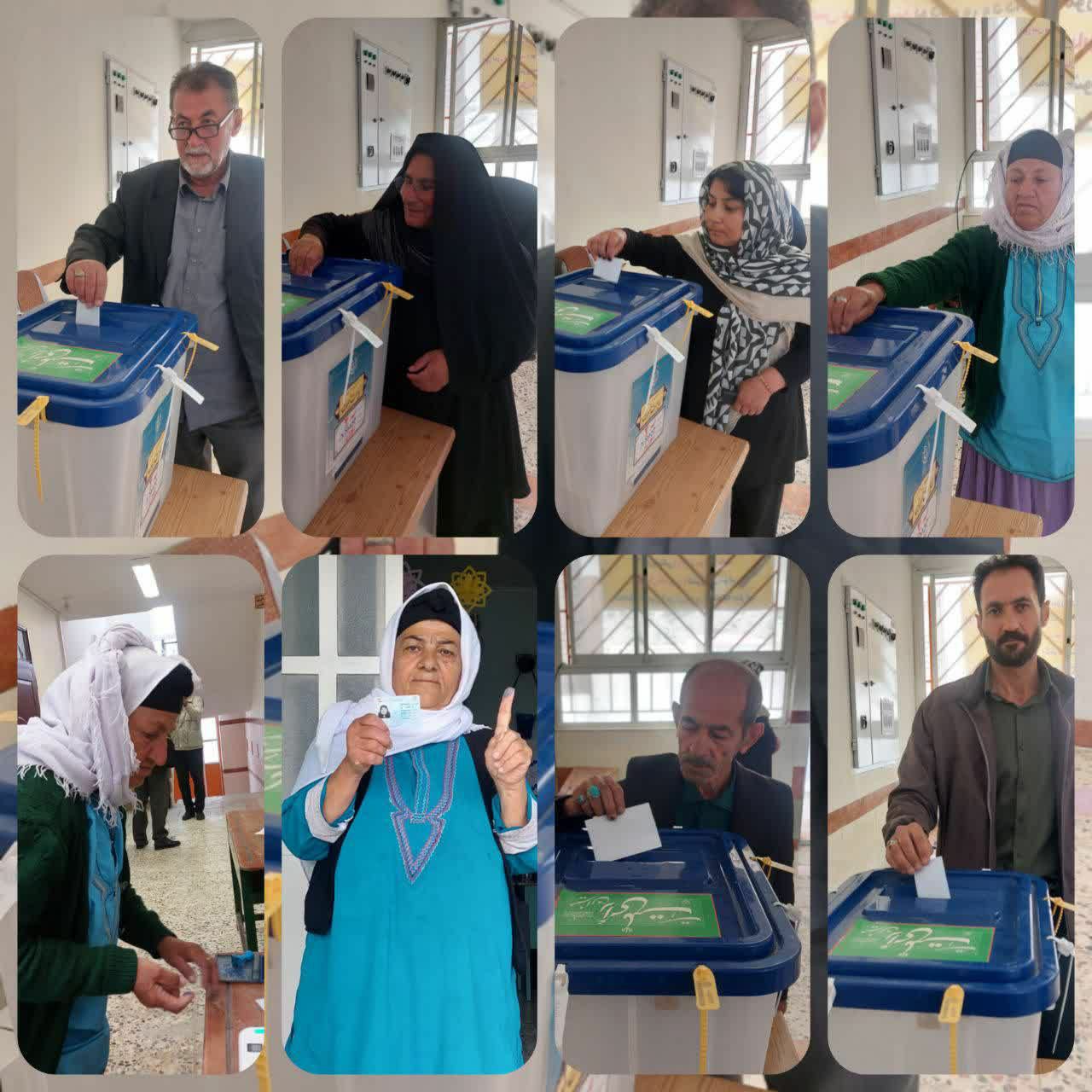 هربرگ رأی خمپاره ای به اردوگاه دشمن/ آمدهایم تا راه شهید خدمت ادامه داشته باشد