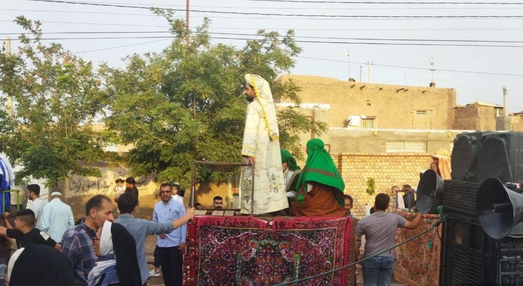 پس از ۱۲۴۵ سال کاروان نمادین امام رضا(ع) وارد نیشابور شد