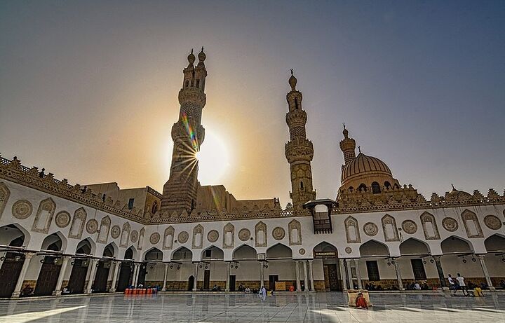مسجد الحکیم شکوه معماری دوران فاطمی‌های مصر