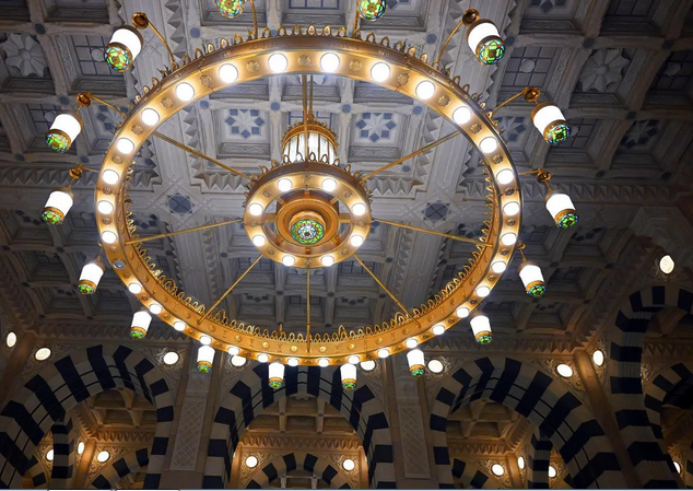 نورپردازی مسجد النبی، هنری از هنرهای معماری اسلامی