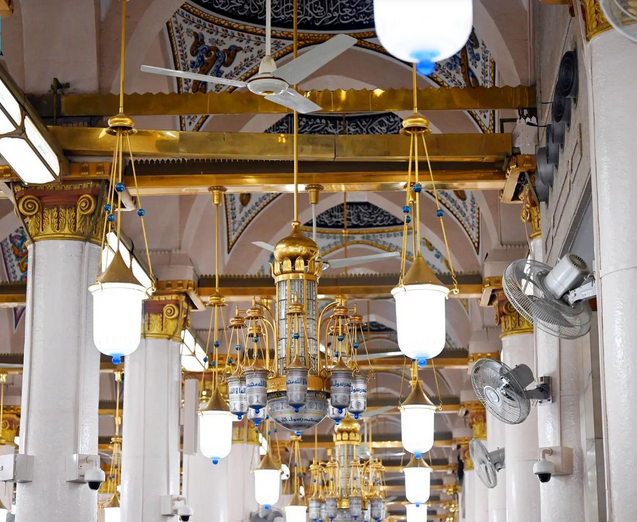 نورپردازی مسجد النبی، هنری از هنرهای معماری اسلامی