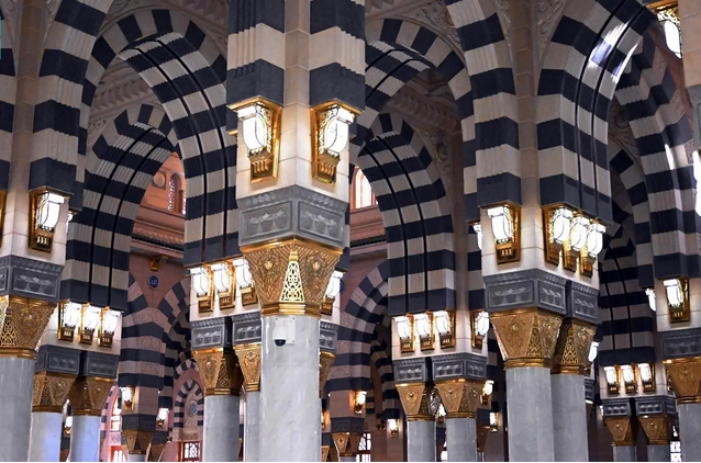 نورپردازی مسجد النبی، هنری از هنرهای معماری اسلامی