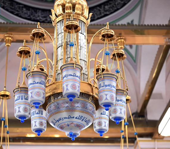 نورپردازی مسجد النبی، هنری از هنرهای معماری اسلامی