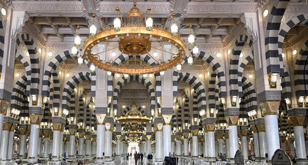 نورپردازی مسجد النبی، هنری از هنرهای معماری اسلامی